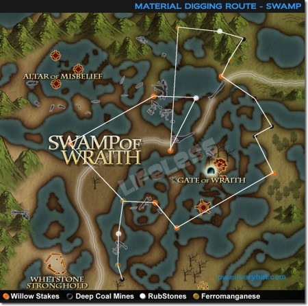 Rota mats essencia no Pantano Desalmado